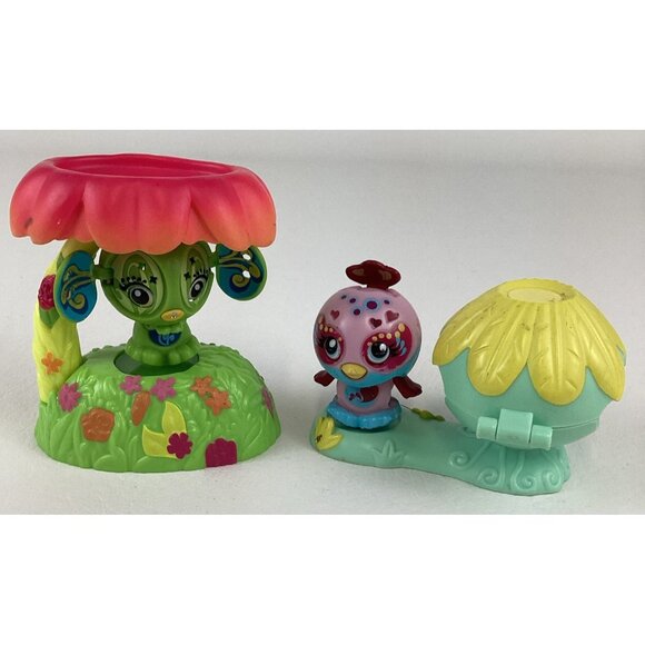 Zoobles Spring To Life Barnabus Mouse Chicklet Bird Figure Petagonia Habitat Toy - Picture 1 of 8